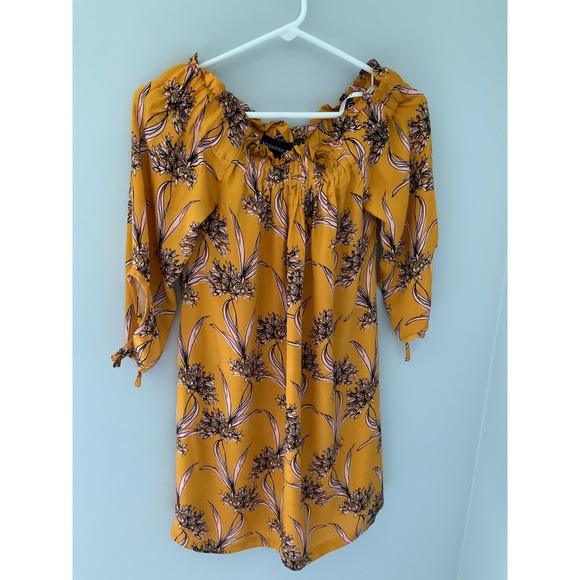 MINKPINK Sri Lanka Off-the-Shoulder‎ Dress in Multi Size M New with Flaws - Picture 1 of 9